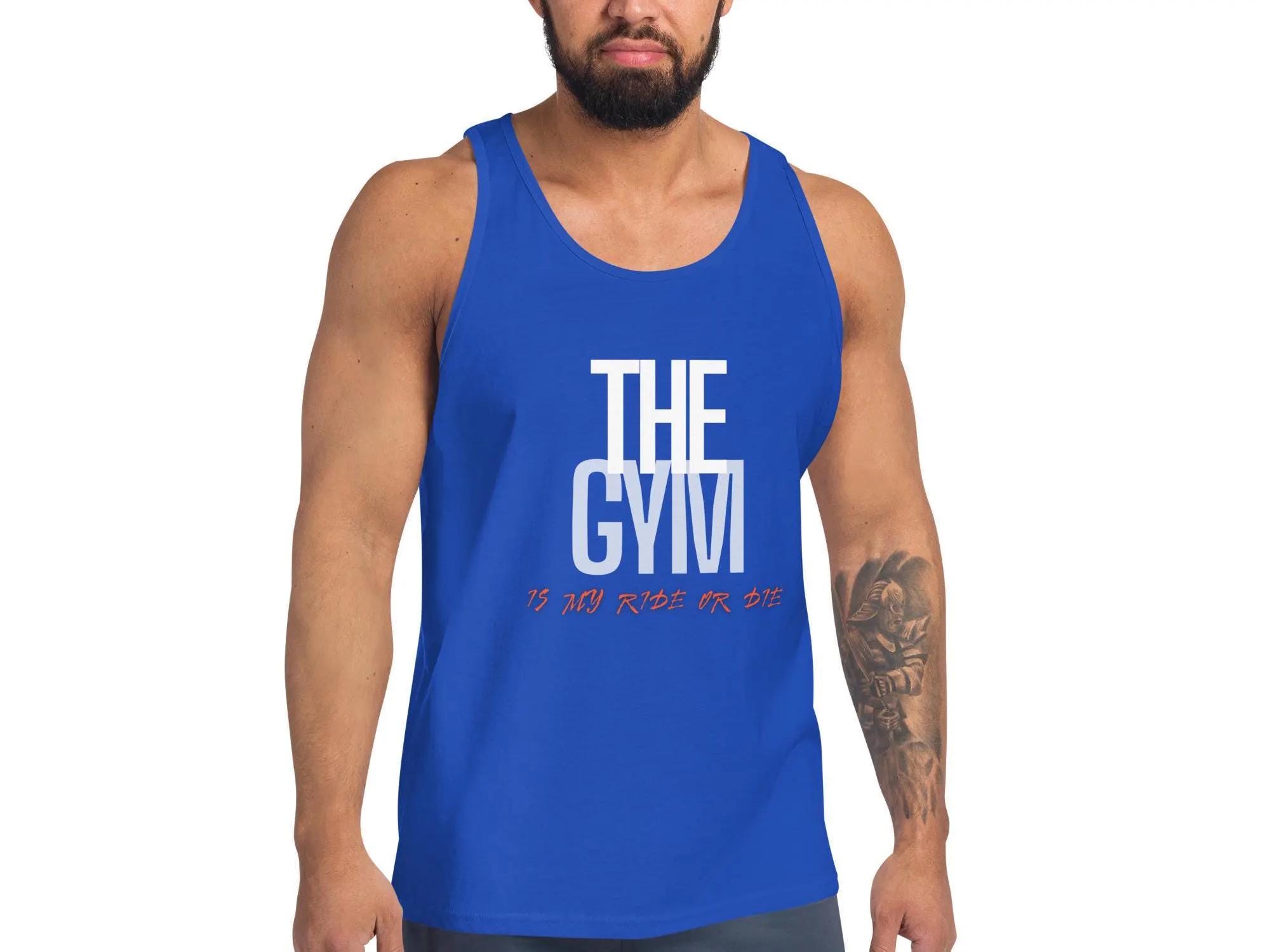 Men's Gym Tank Top Workout Sleeveless Shirt Fitness