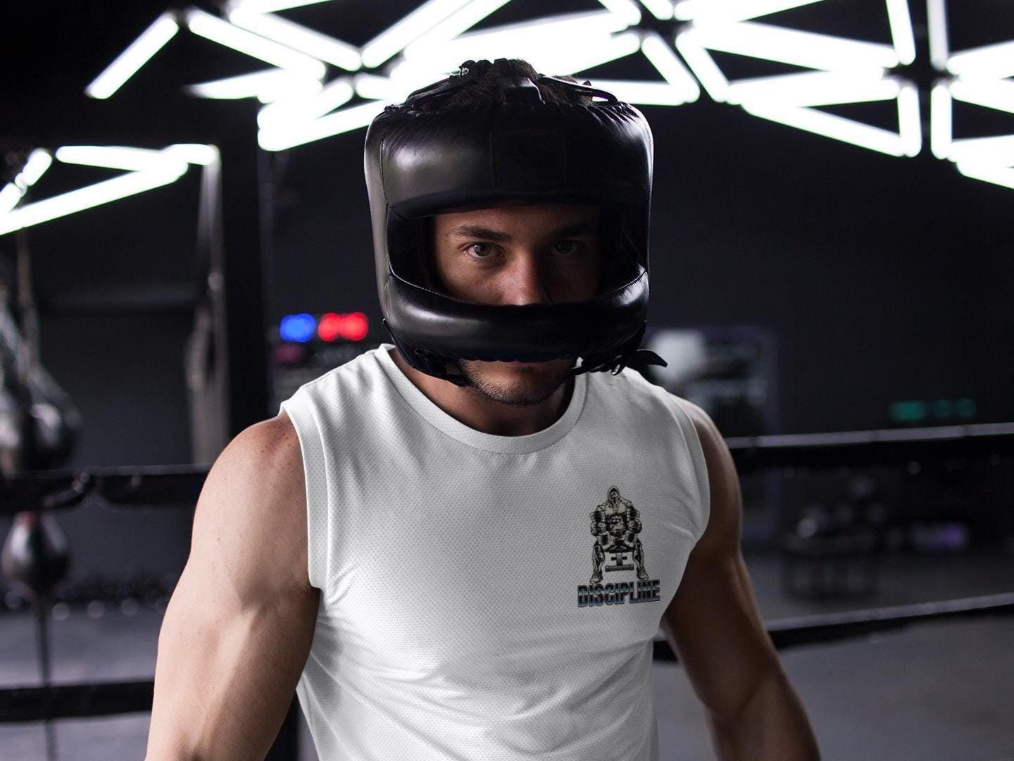 Forged Discipline Gym Tank Top Men Motivational Workout